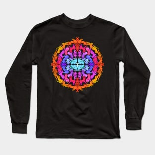 Mandala Cat Long Sleeve T-Shirt